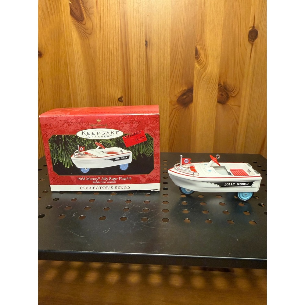 Hallmark Keepsake 1968 Murray Jolly Roger Flagship Kiddie Car Classics Ornament